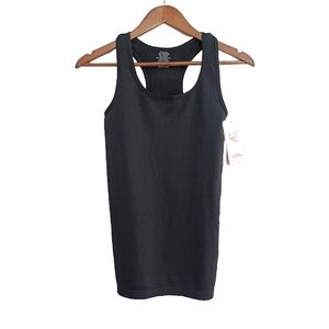 WINTER WREN MATERNITY Black Tank Top Mom Ribbed Pregnancy Shirt Size Small